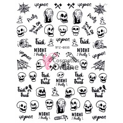 Stickere 3D deosebite pentru unghii Cod STZ-G035 model de Halloween